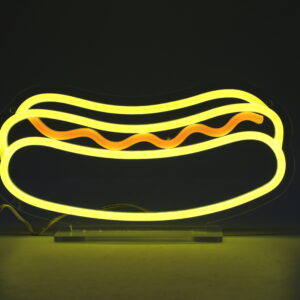 Décoration Murale Néon LED "Hot Dog" – 30 cm
