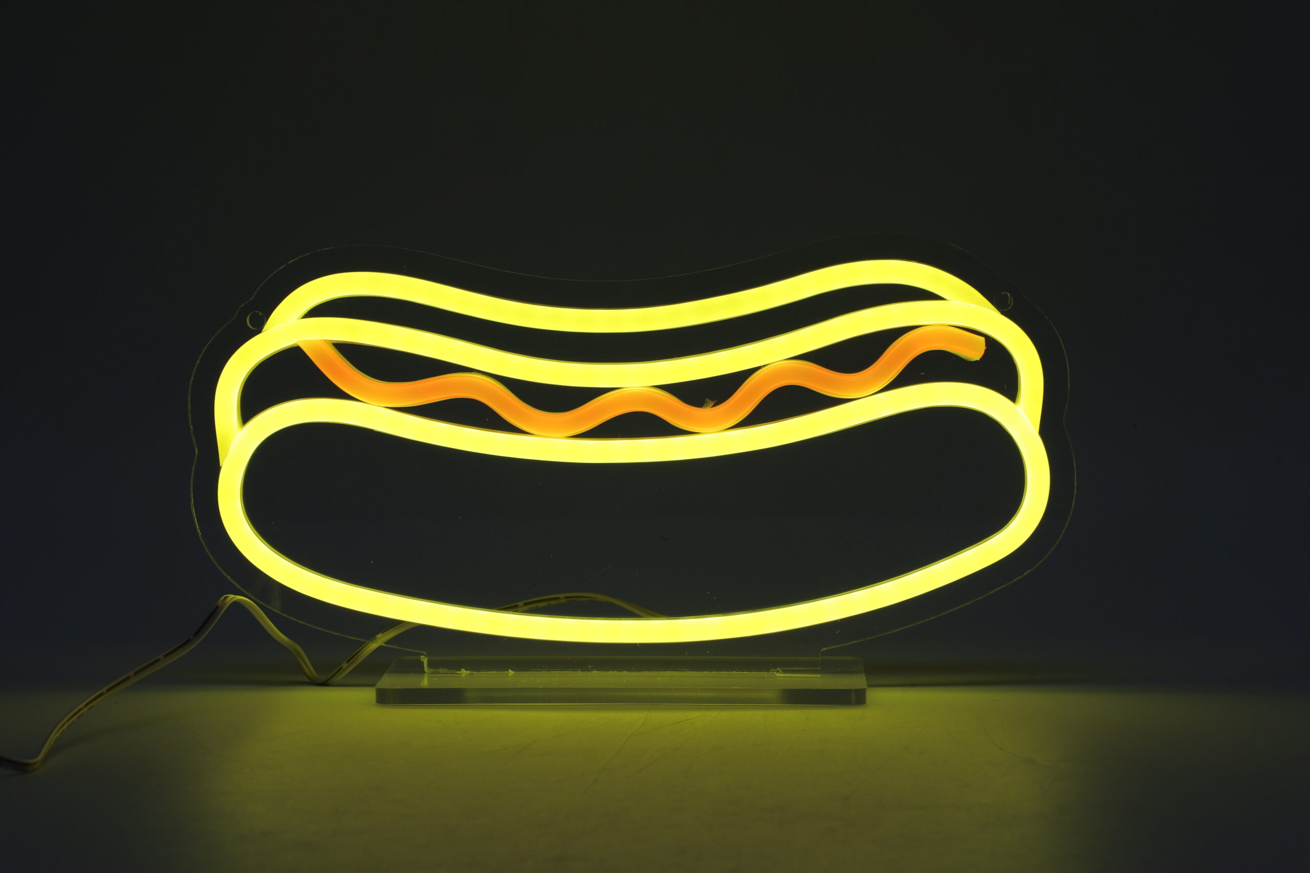 Décoration Murale Néon LED "Hot Dog" – 30 cm