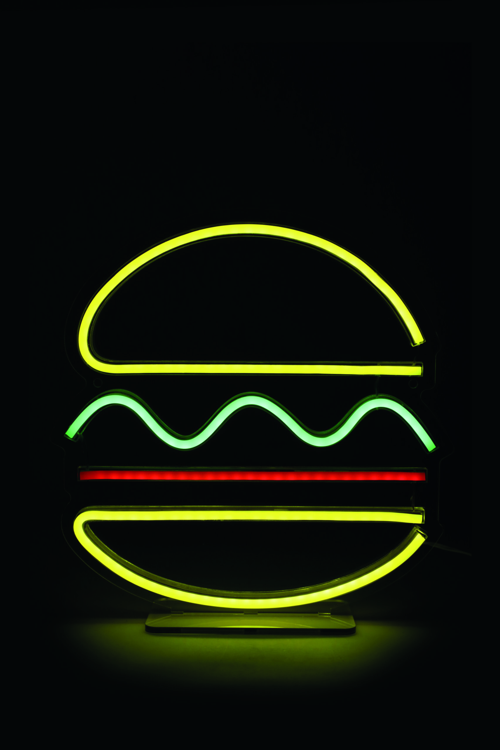 Décoration Murale Néon LED "Burger" – 30 cm
