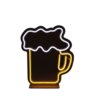Décoration Murale Néon LED "Bière" – 29,5 cm