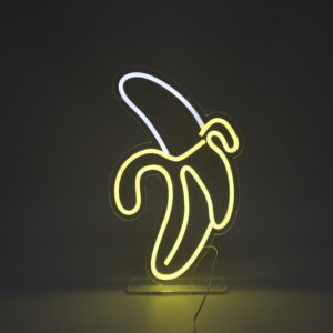 Décoration Murale Néon LED "Banane" – 40 cm