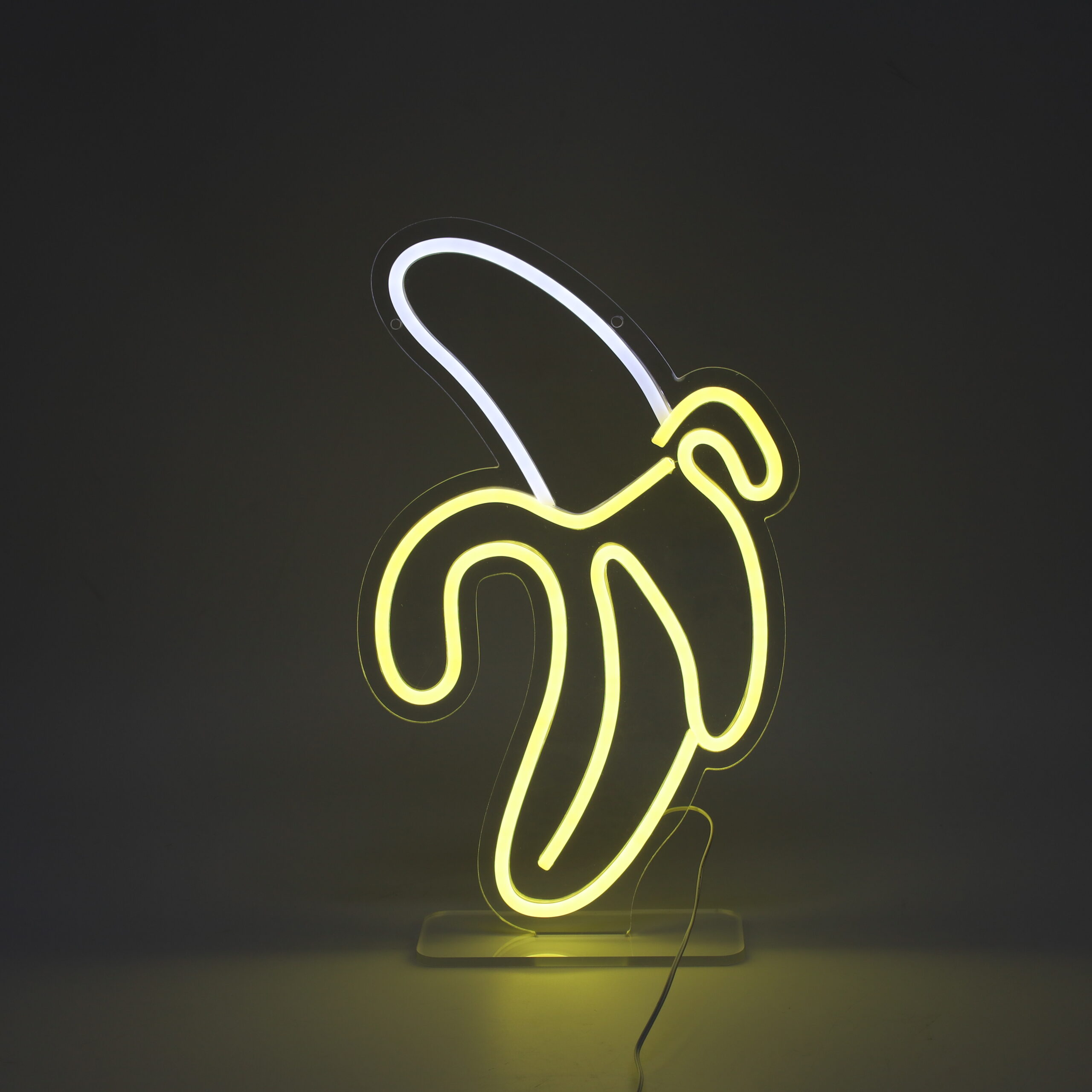 Décoration Murale Néon LED "Banane" – 40 cm
