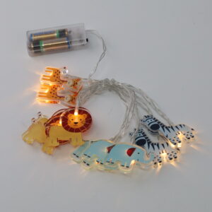 Guirlande Lumineuse LED "Animaux Noé" – 165 cm