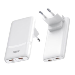 Chargeur de voyage secteur 65W universel (USA/ENG/EU)