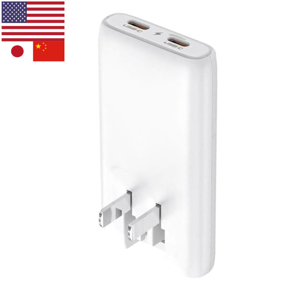 Chargeur de voyage secteur 65W universel (USA/ENG/EU) – Image 5