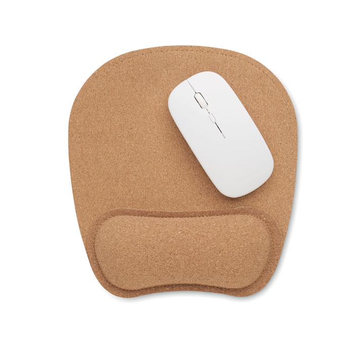 Tapis de souris ergonomique en liège naturel – Image 3