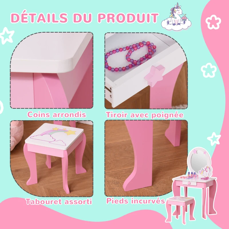 Coiffeuse Enfant Design Licorne – Image 5