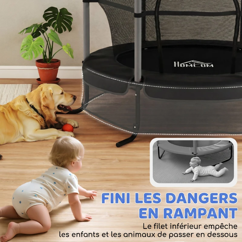 Trampoline Enfant Ø 1,63 × 1,9H m – Image 7