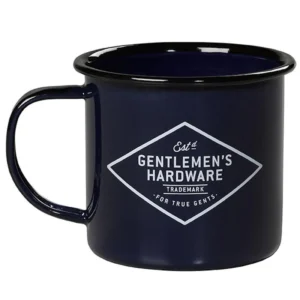 Mug en Émail "The Adventure Begins" - Bleu Marine