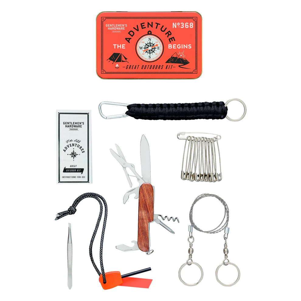 GEN368_PRO_SurvivalKitOrange_REV_HI Kit de Survie Outdoor en Boîte Métal