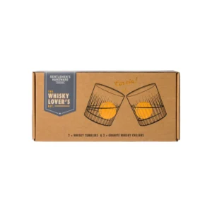 Set Verres à Whisky et Pierres en Granit