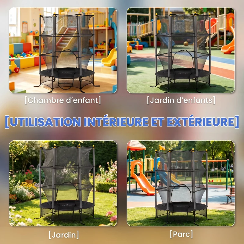 Trampoline Enfant Ø 1,63 × 1,9H m – Image 5