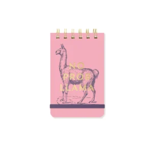 Bloc-notes à Spirales "No Prob Llama"