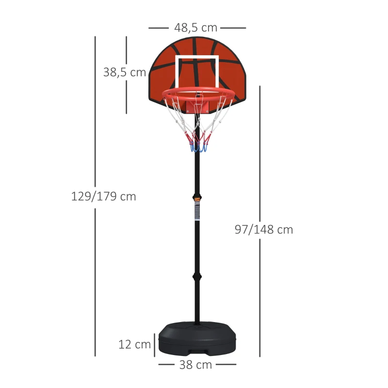 Support panier de basket-ball 2 en 1 jeu de 6 fléchettes magnétique – Image 2