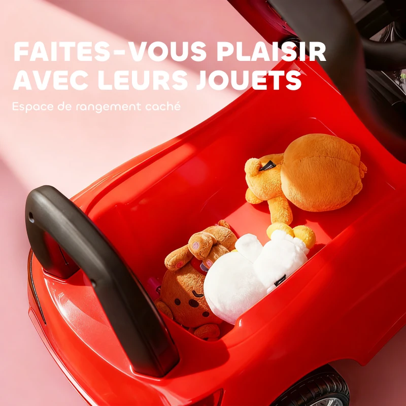Porteur enfants voiture rouge – Image 7
