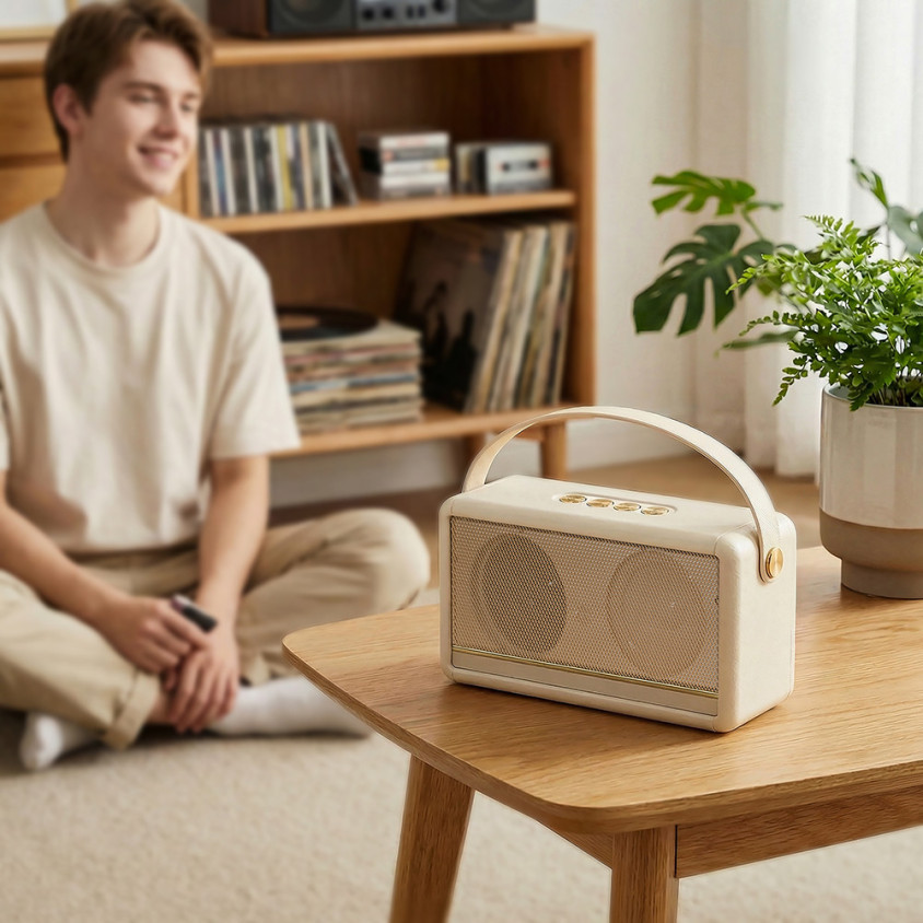 Enceinte rétro sans fil 8W – Image 9