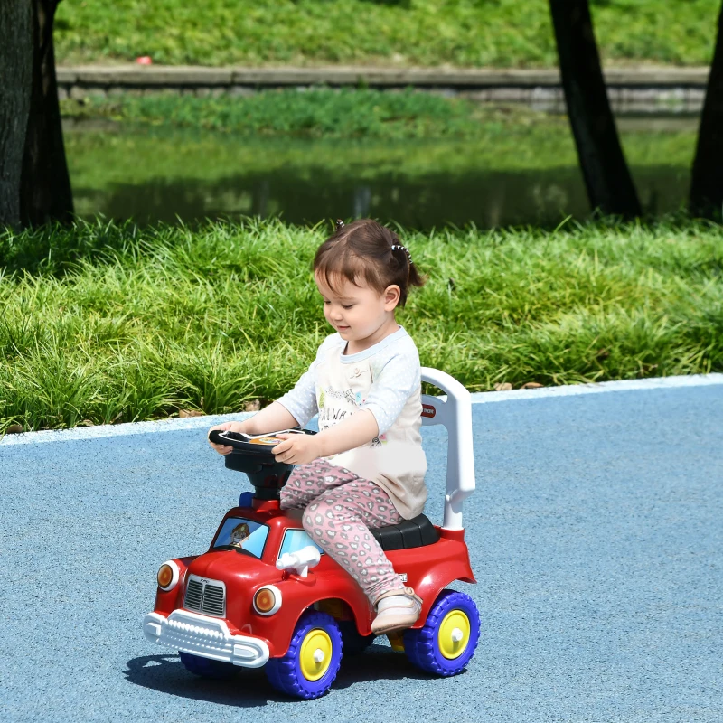Porteur trotteur Enfants véhicule à pousser camion de pompier – Image 2