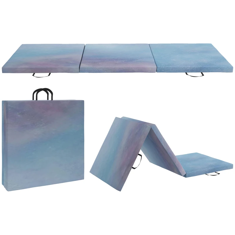 Tapis de gymnastique yoga pilates fitness pliable