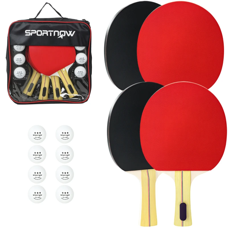 Lot de 4 raquettes de ping-pong – Image 2