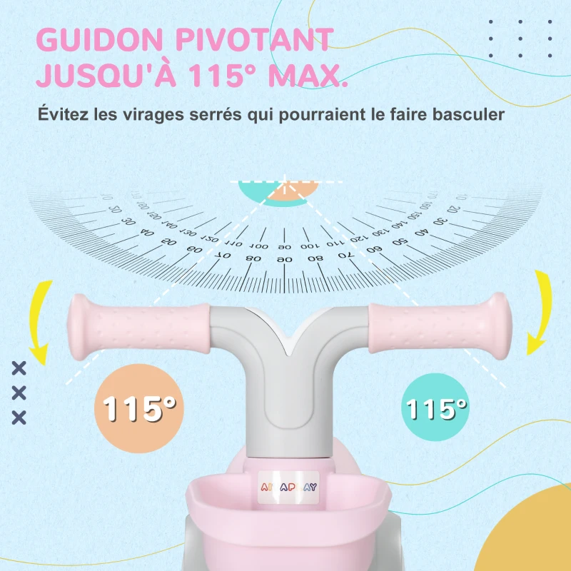 Draisienne vélo Enfant 4 roues – Image 4