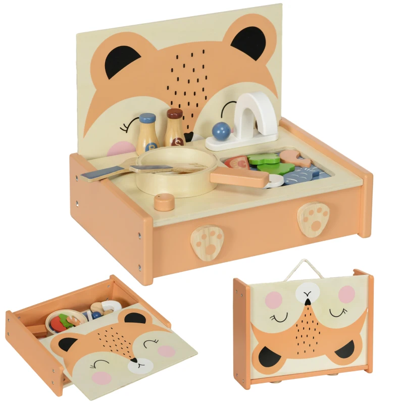Mini-cuisine en bois jouet enfant