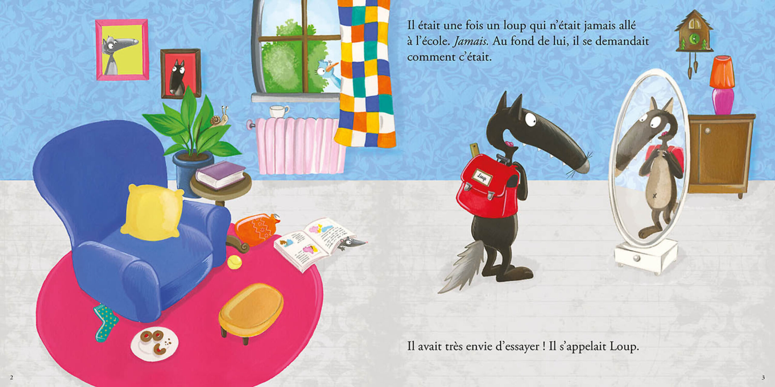 Le Loup Qui Voulait Aller À L'École – Image 2