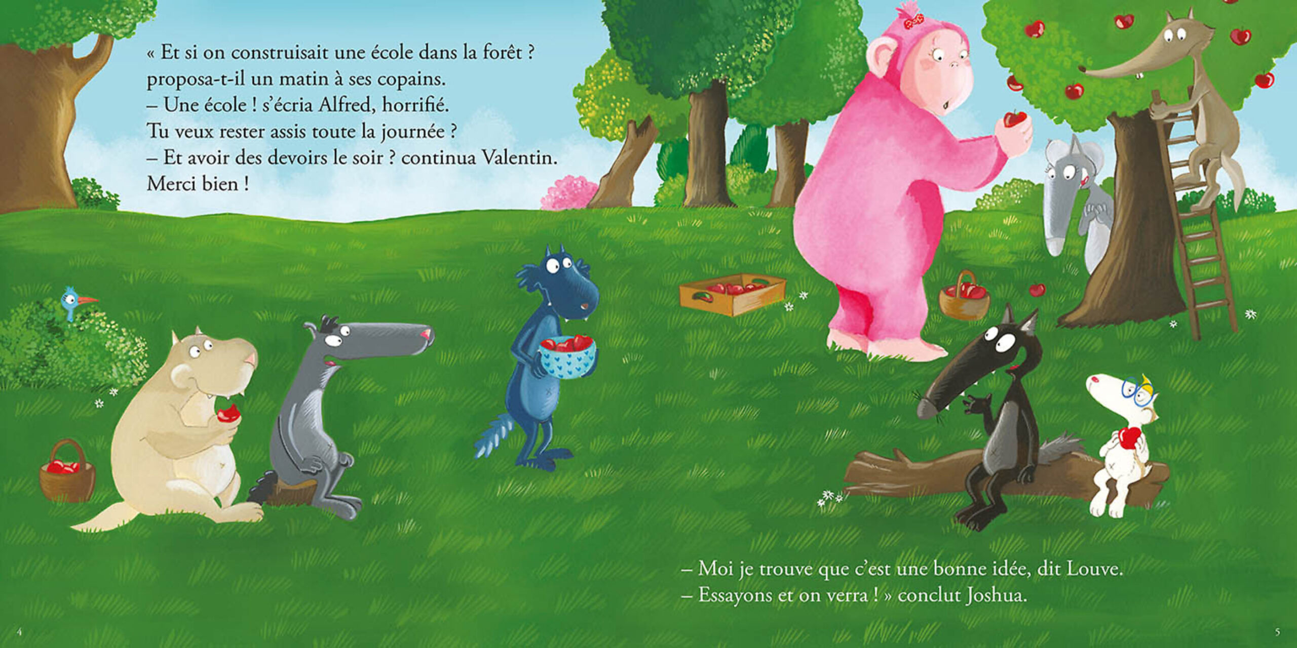 Le Loup Qui Voulait Aller À L'École – Image 3