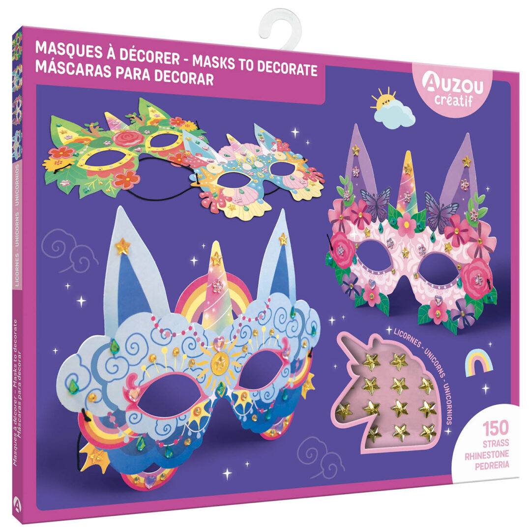 9791039554657 Masques À Décorer - Licornes