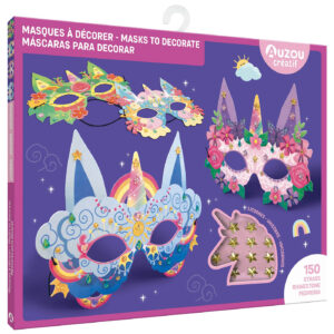 Masques À Décorer - Licornes