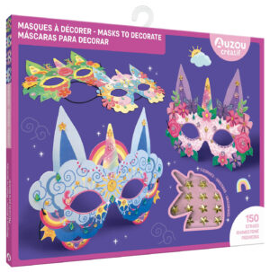 Masques À Décorer - Licornes