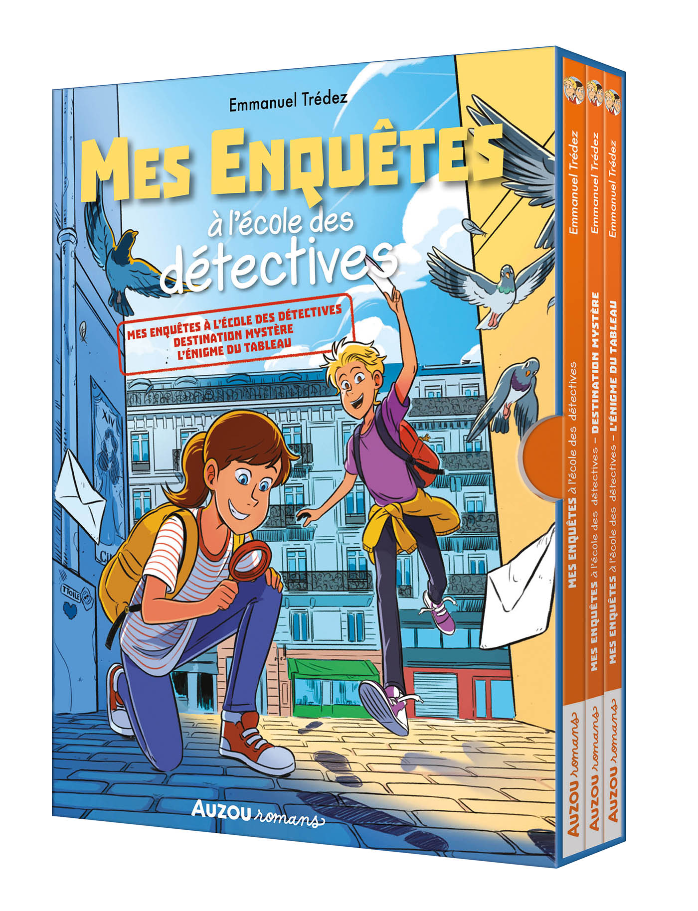 Coffret Bibliothèque 1 - Mes Enquêtes À L'École Des Détectives - Tomes 1 À 3