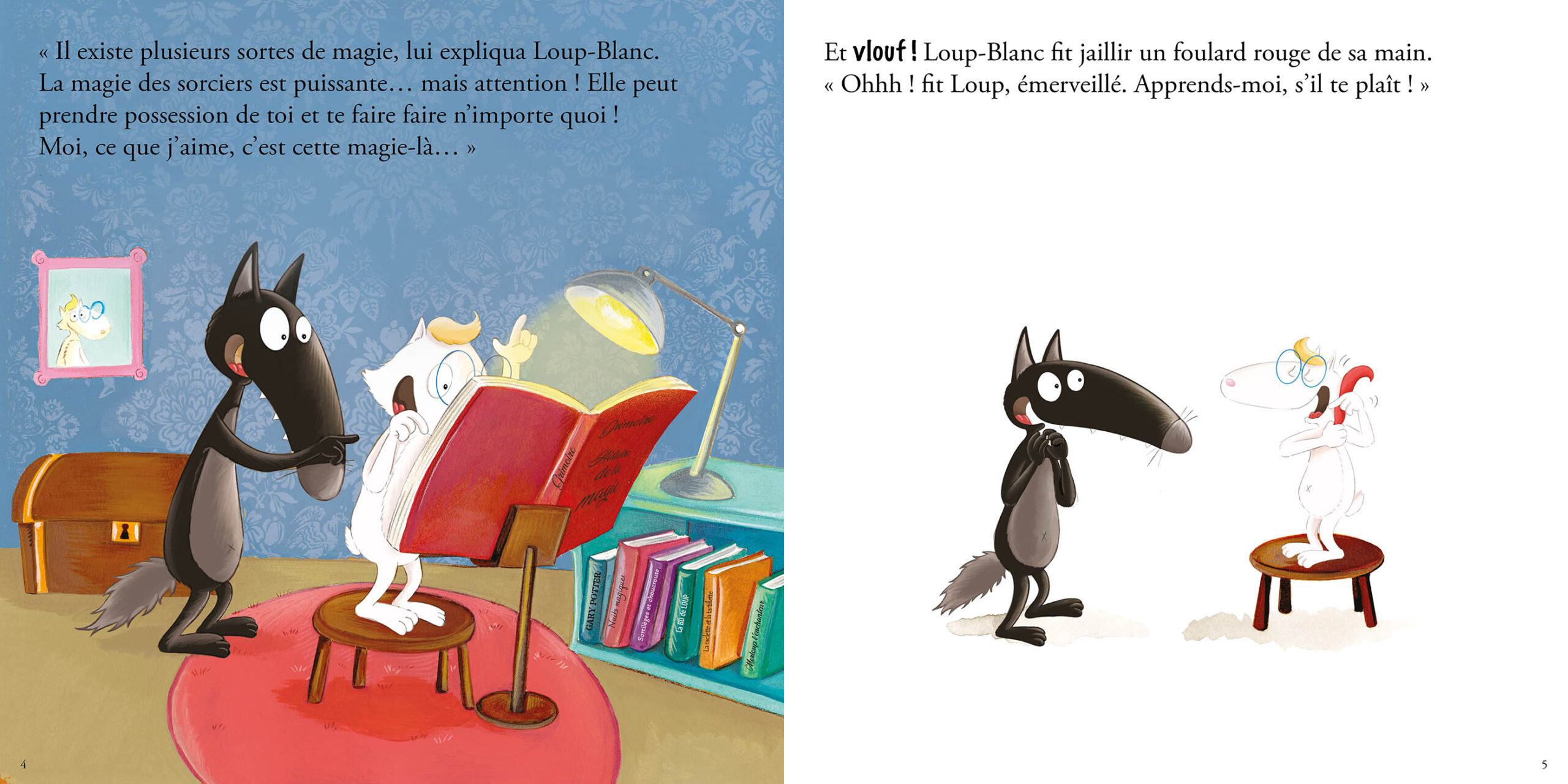 Le Loup Qui Voulait Être Un Super Magicien – Image 3