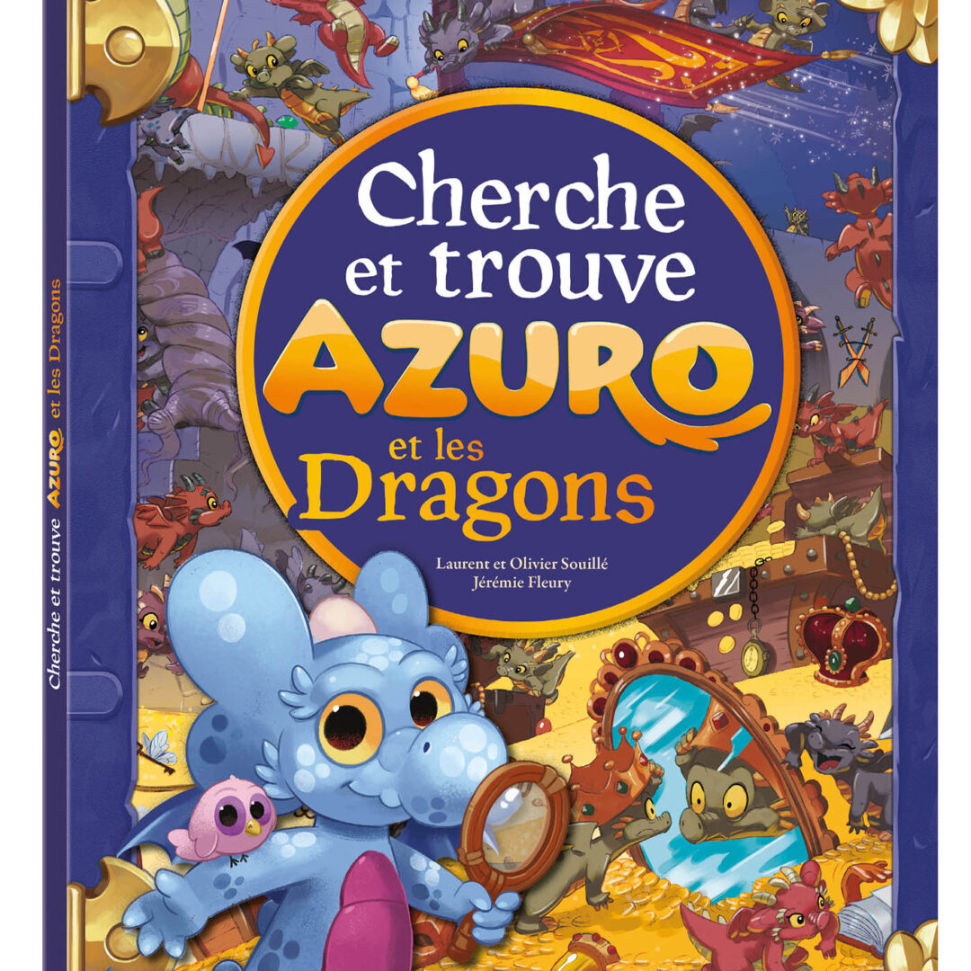 couverture Cherche Et Trouve - Azuro Et Les Dragons