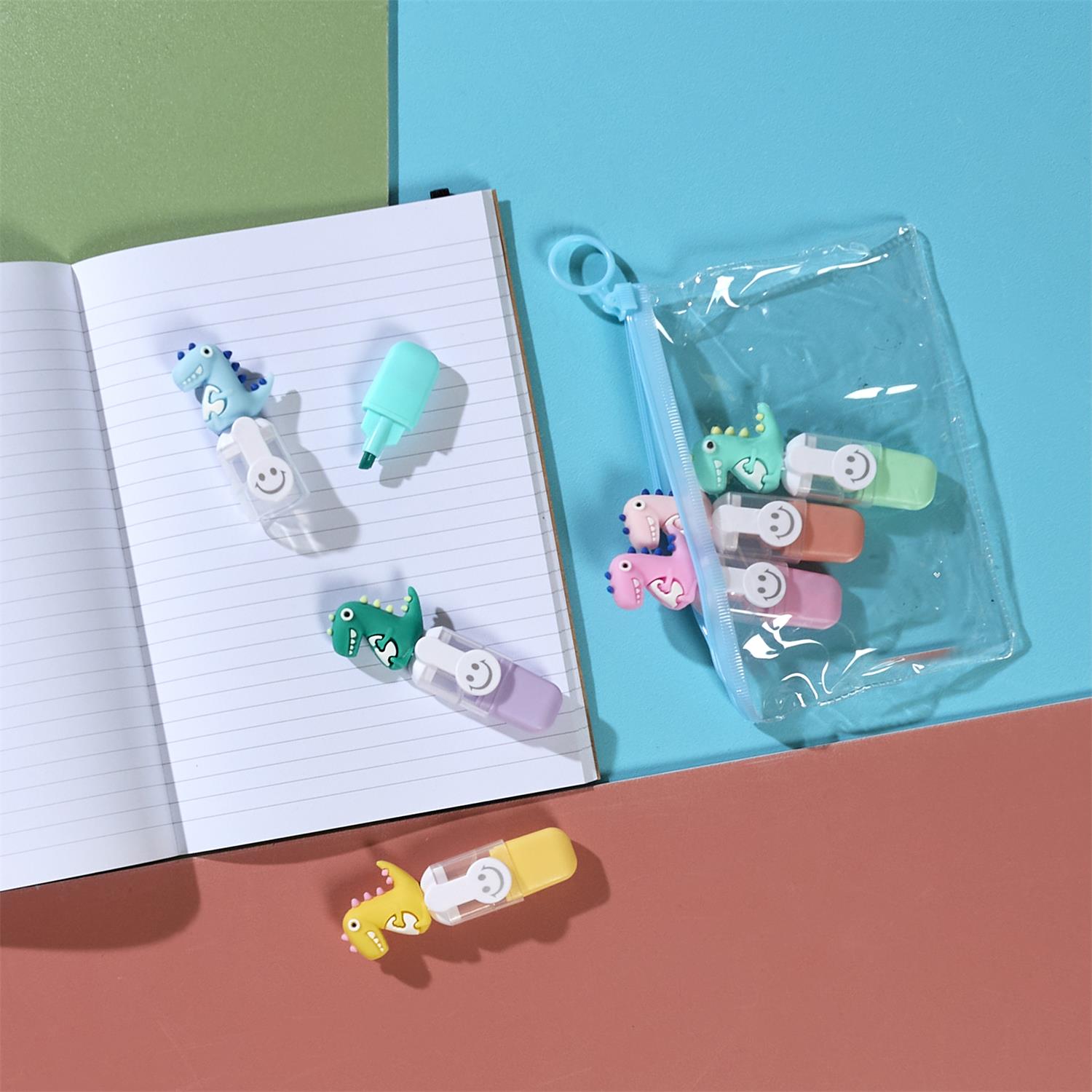 Pochette De Surligneur Funny Kawaii X6 – Image 2