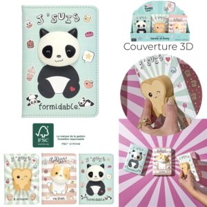 Carnet 3D Funny Kawaii