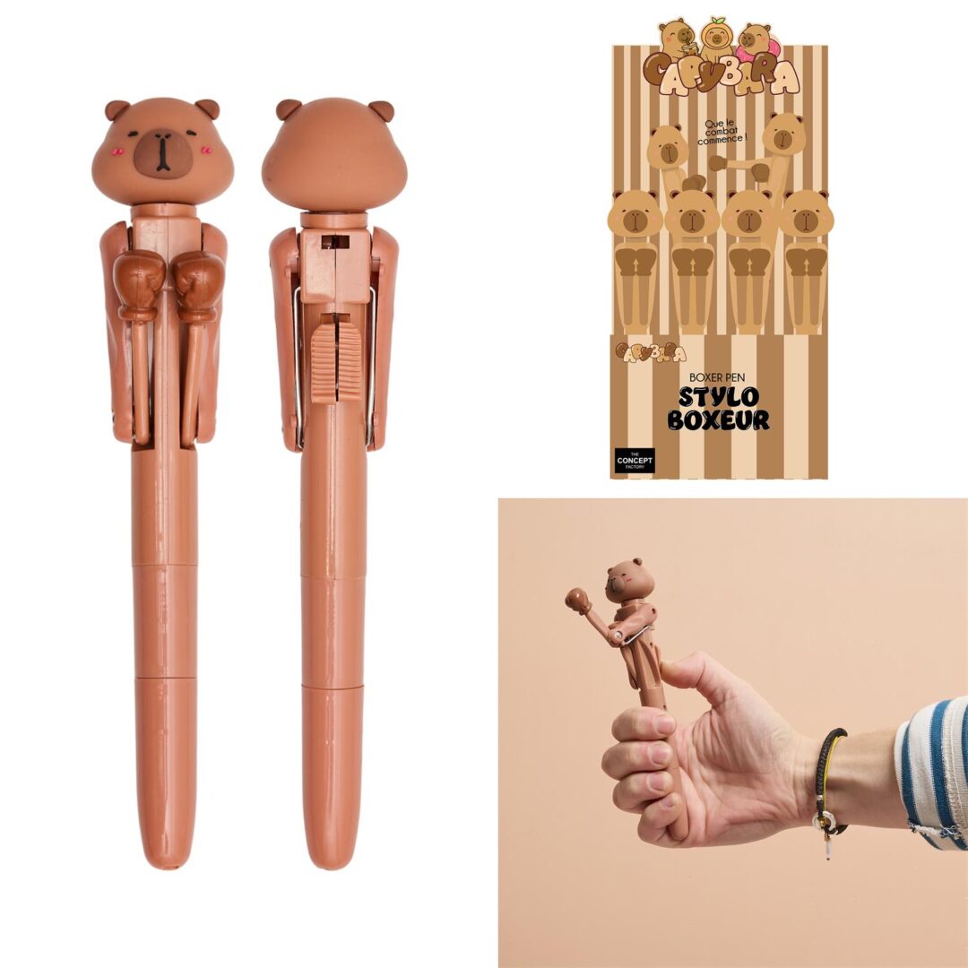 EC0117_GLOBAL Stylo Boxeur Capybara