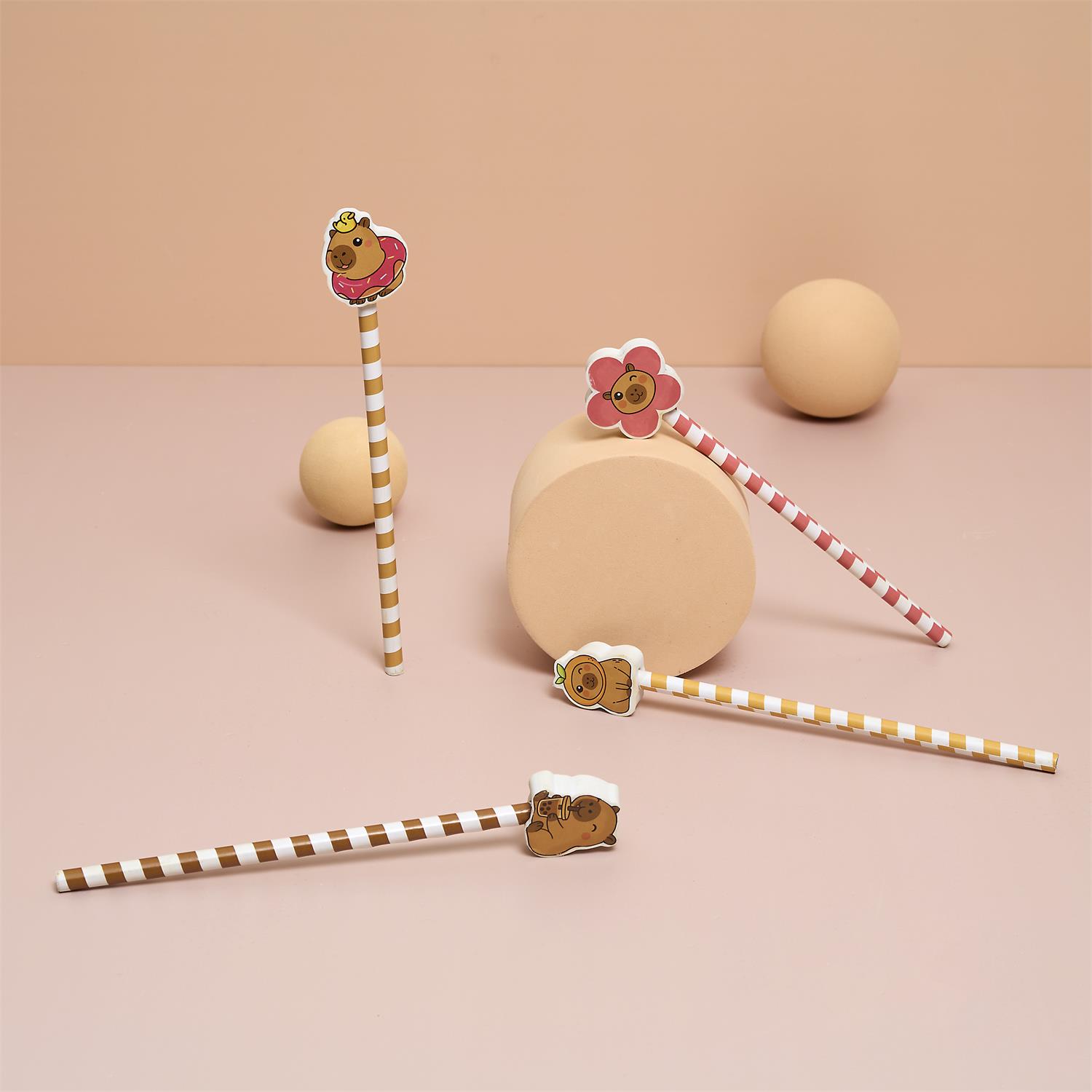 Crayon A Papier Et Gomme Capybara – Image 2