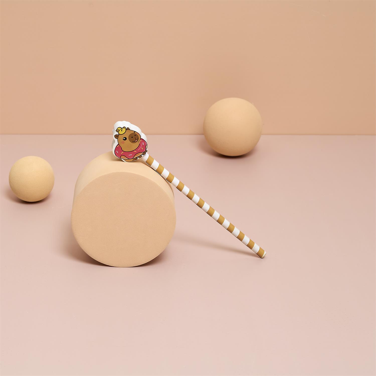 Crayon A Papier Et Gomme Capybara – Image 4