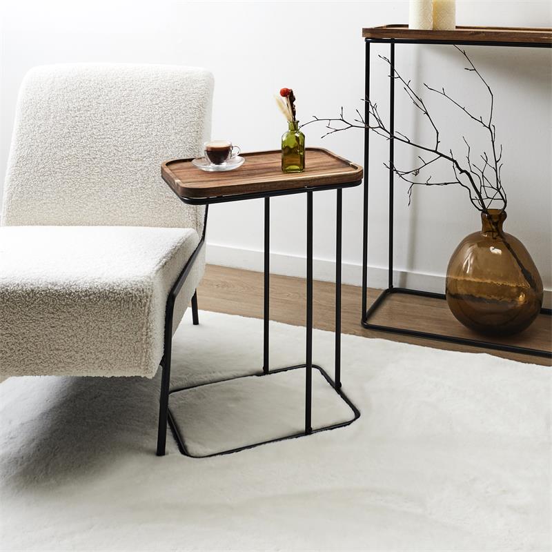 Table d'appoint en acacia – Image 2