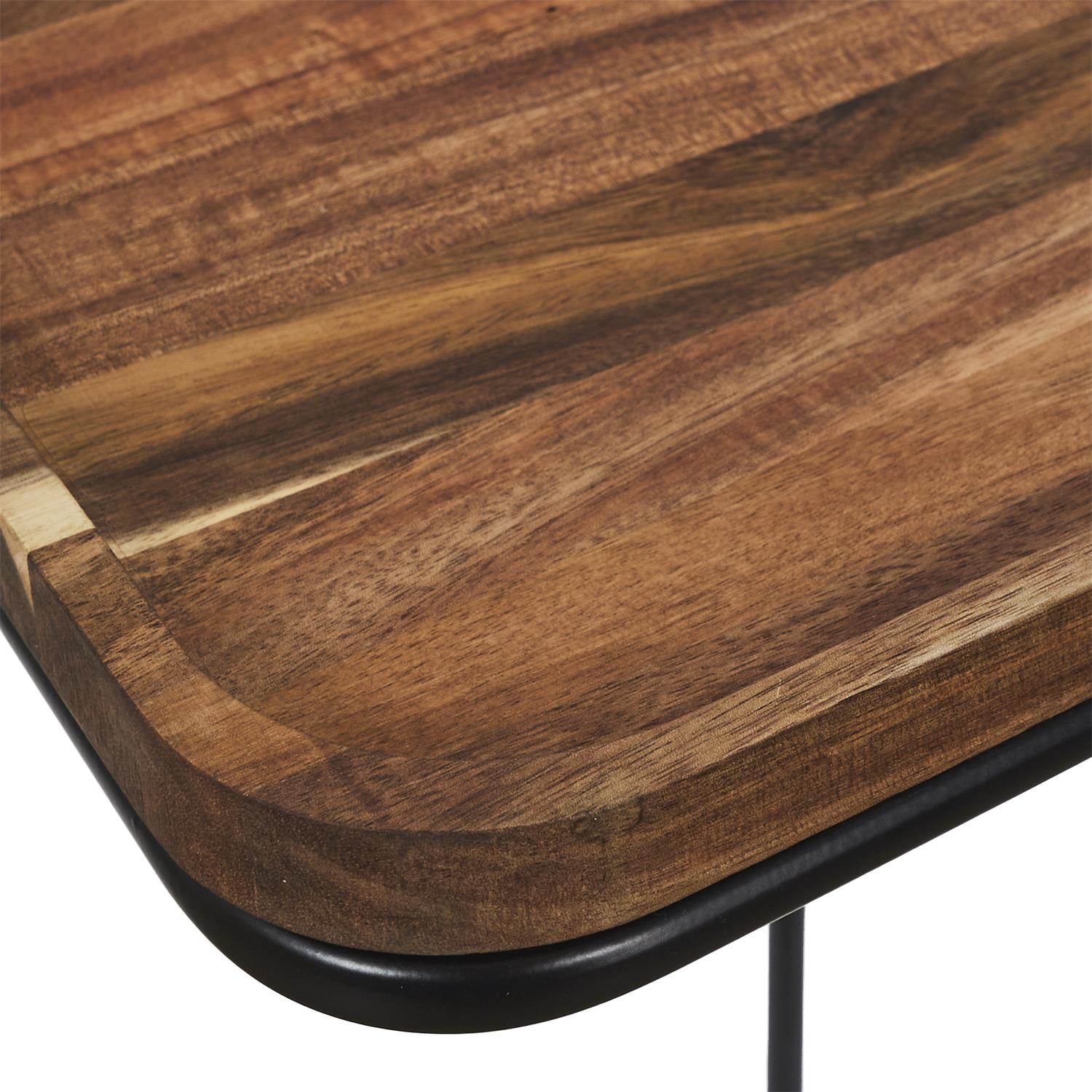 Table d'appoint en acacia – Image 5