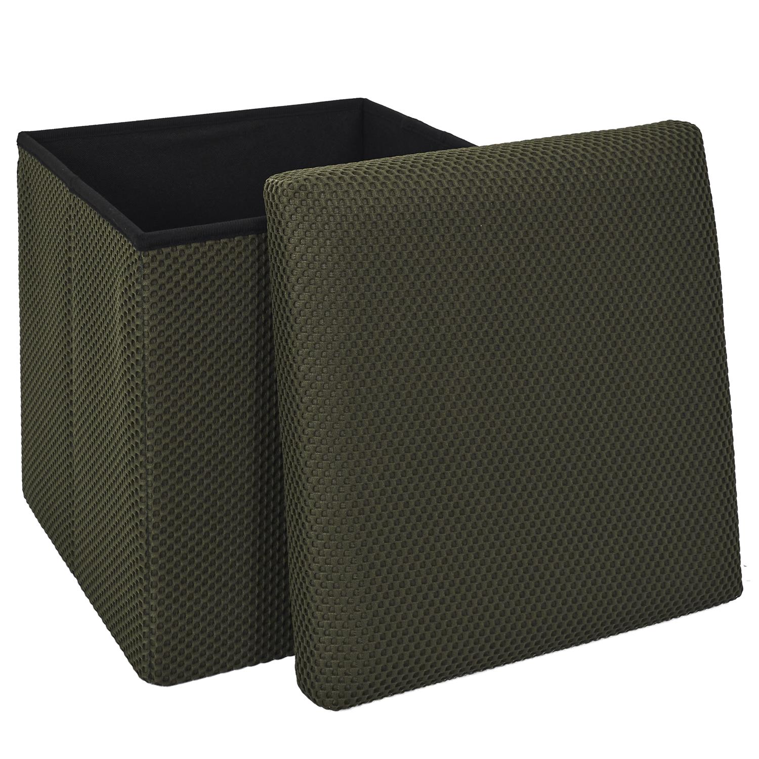 Coffre Pouf Pliable Atome Kaki – Image 5