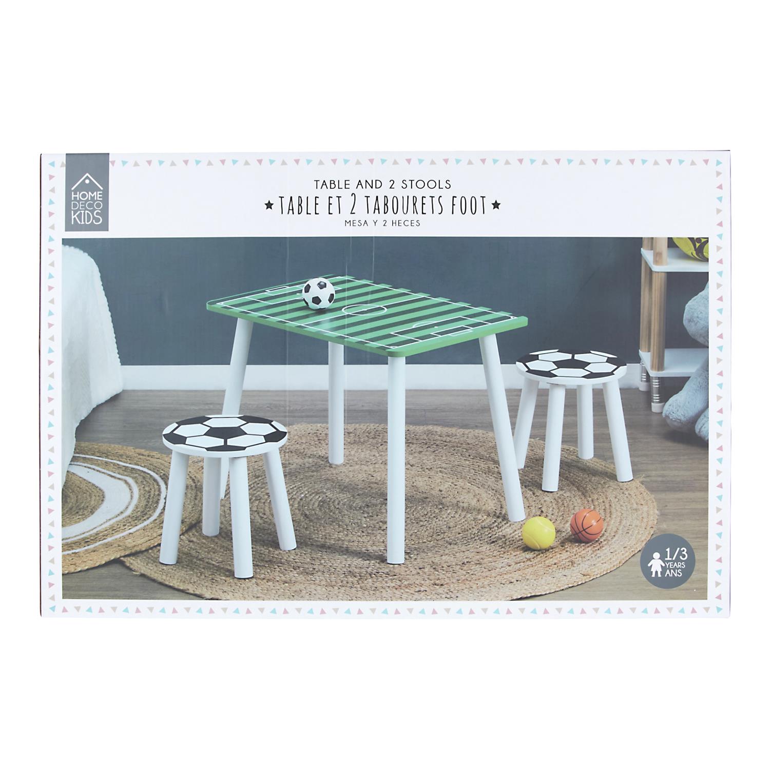 Table Et 2 Tabourets Foot – Image 2