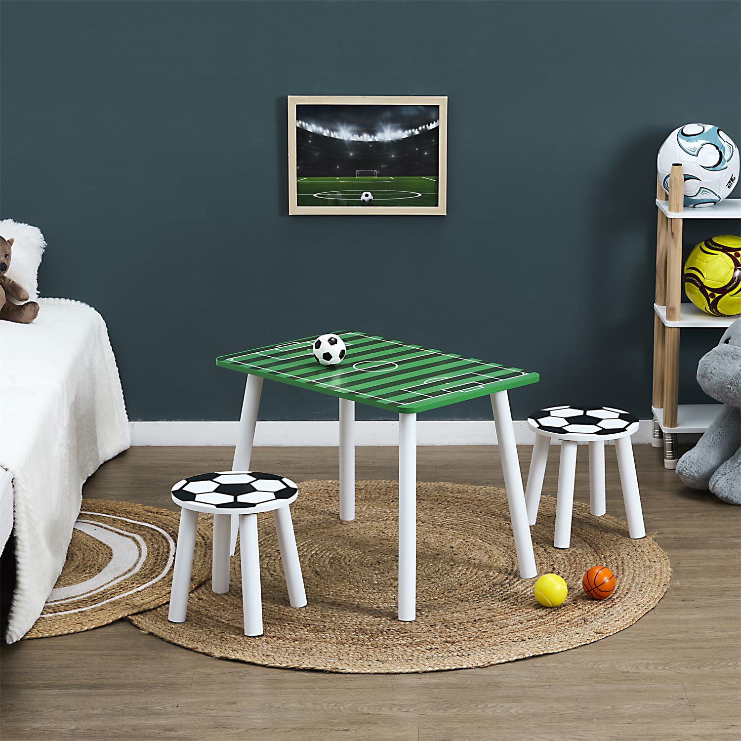 Table Et 2 Tabourets Foot – Image 3