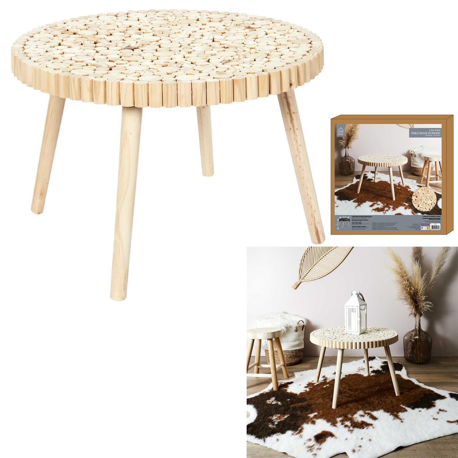 Table Basse Rondin – Image 2