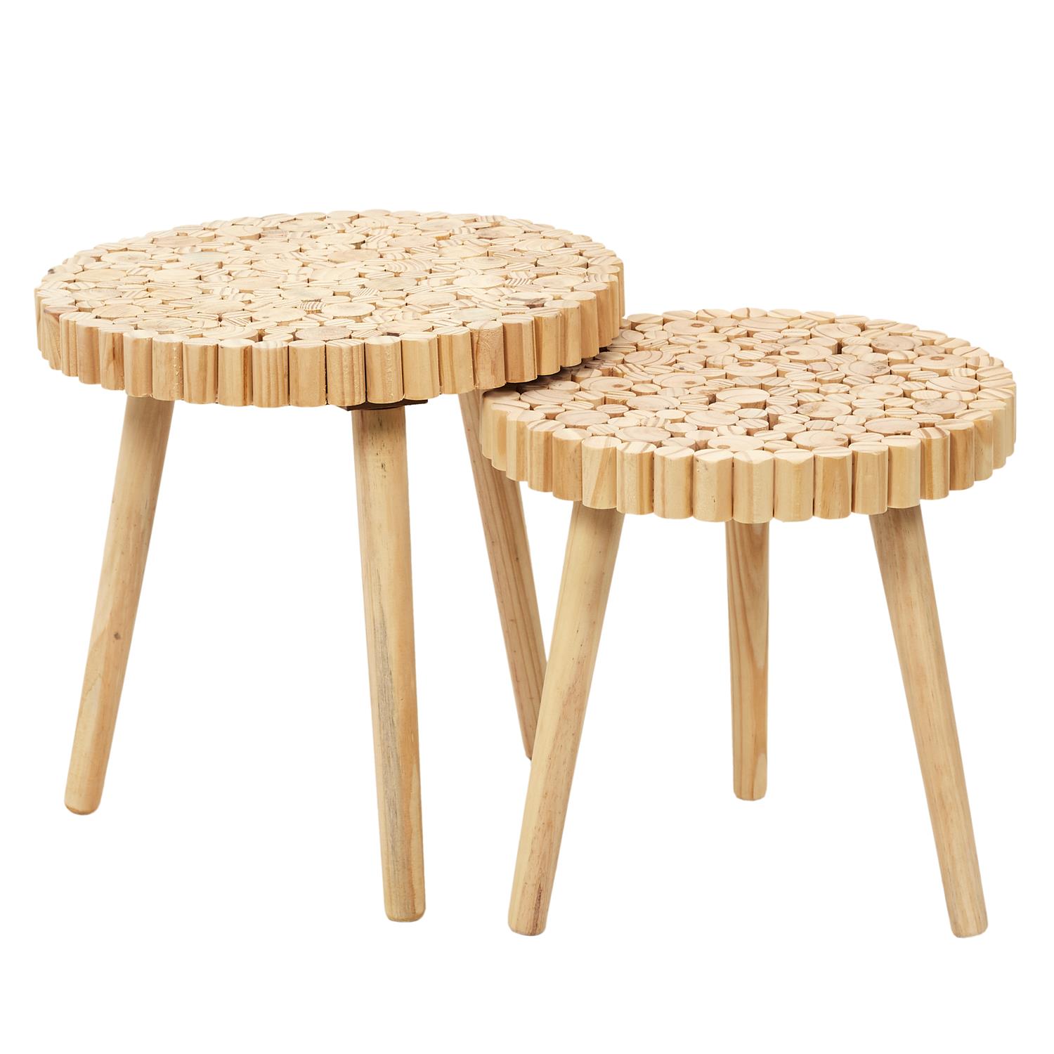 Table Gigogne Rondin – Image 3