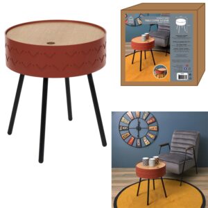Table Coffre Eugenie Rouge Brique