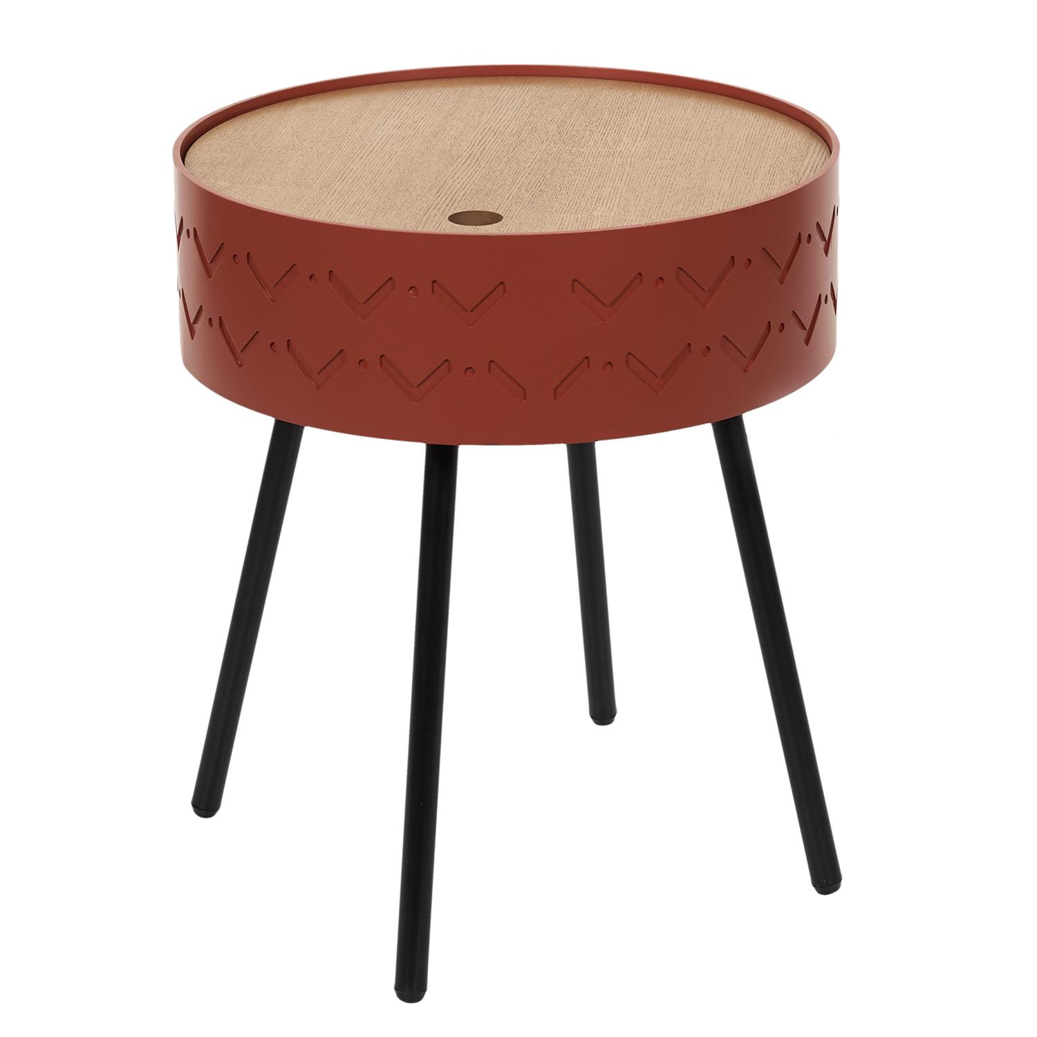 Table Coffre Eugenie Rouge Brique – Image 5