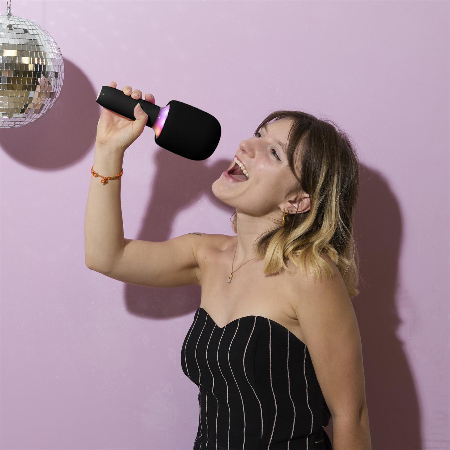 Enceinte Micro Karaoke Lumineux 5W – Image 2