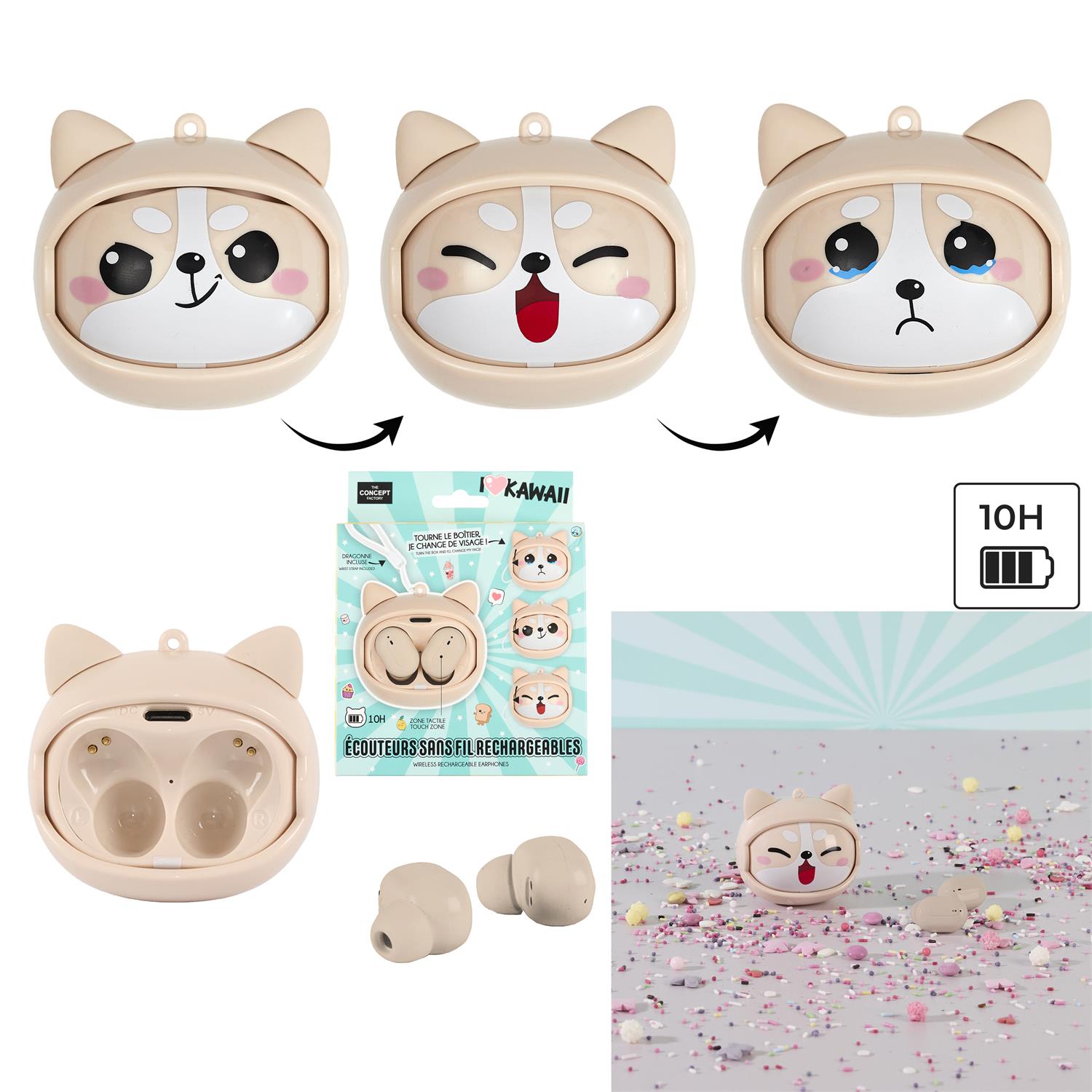 Ecouteur Sans Fils Multiface Kawaii – Image 3