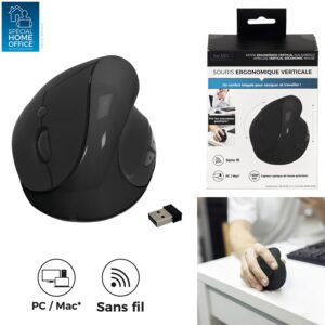 Souris Ergonomique Verticale Sans Fil